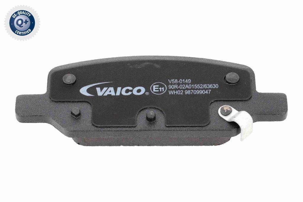 Jeu de 4 plaquettes de frein VAICO ref. V58-0149