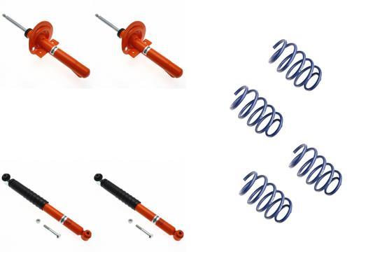 Jeu de 4 amortisseurs + ressorts (Kit suspension) KONI ref. 1120-5281