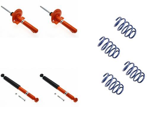 Jeu de 4 amortisseurs + ressorts (Kit suspension) KONI ref. 1120-5282