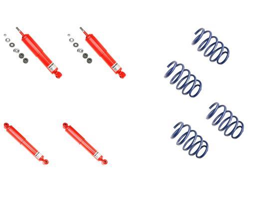 Jeu de 4 amortisseurs + ressorts (Kit suspension) KONI ref. 1300-1001