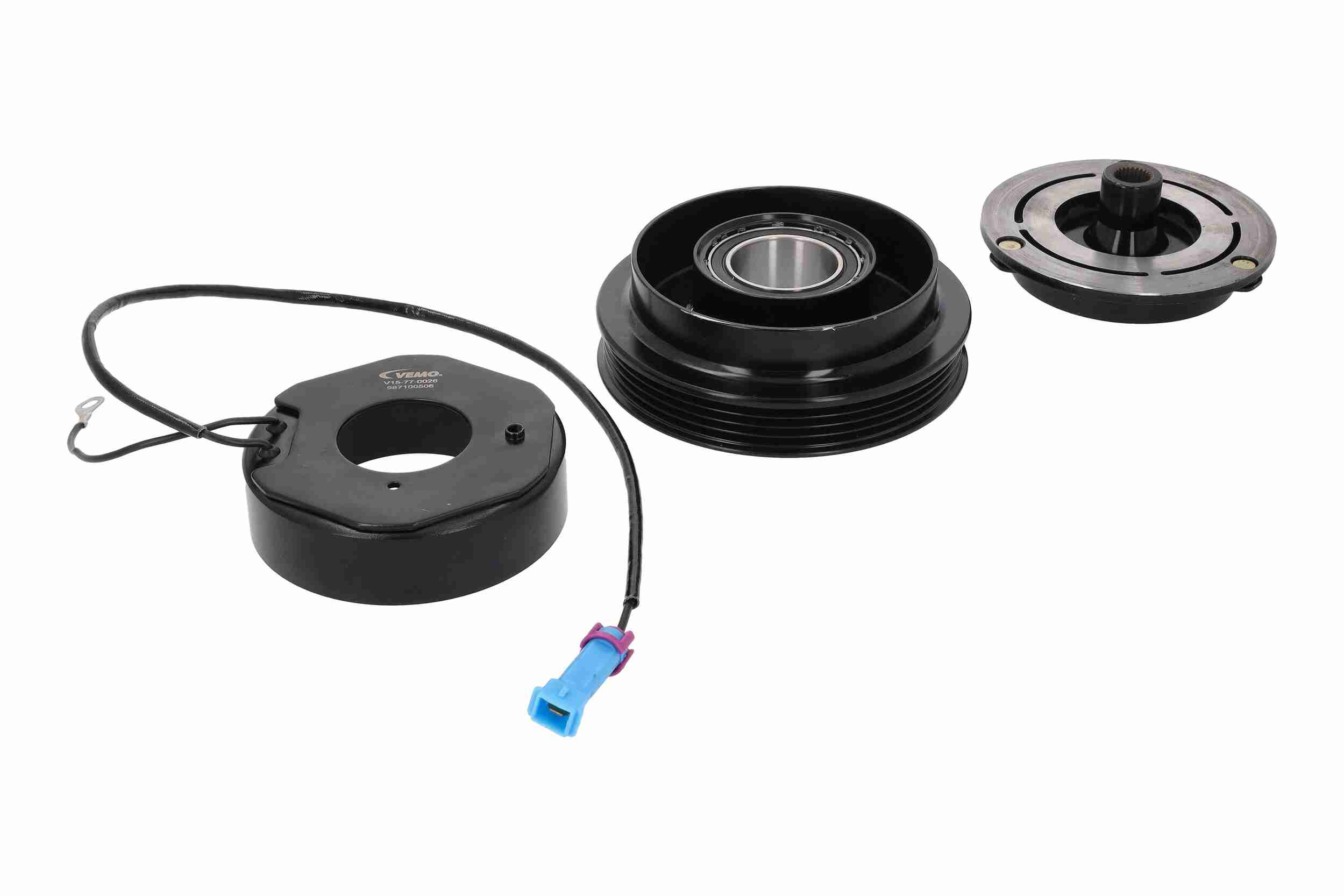 Embrayage magnétique, pour compresseurs de climatisation VEMO ref. V15-77-0026
