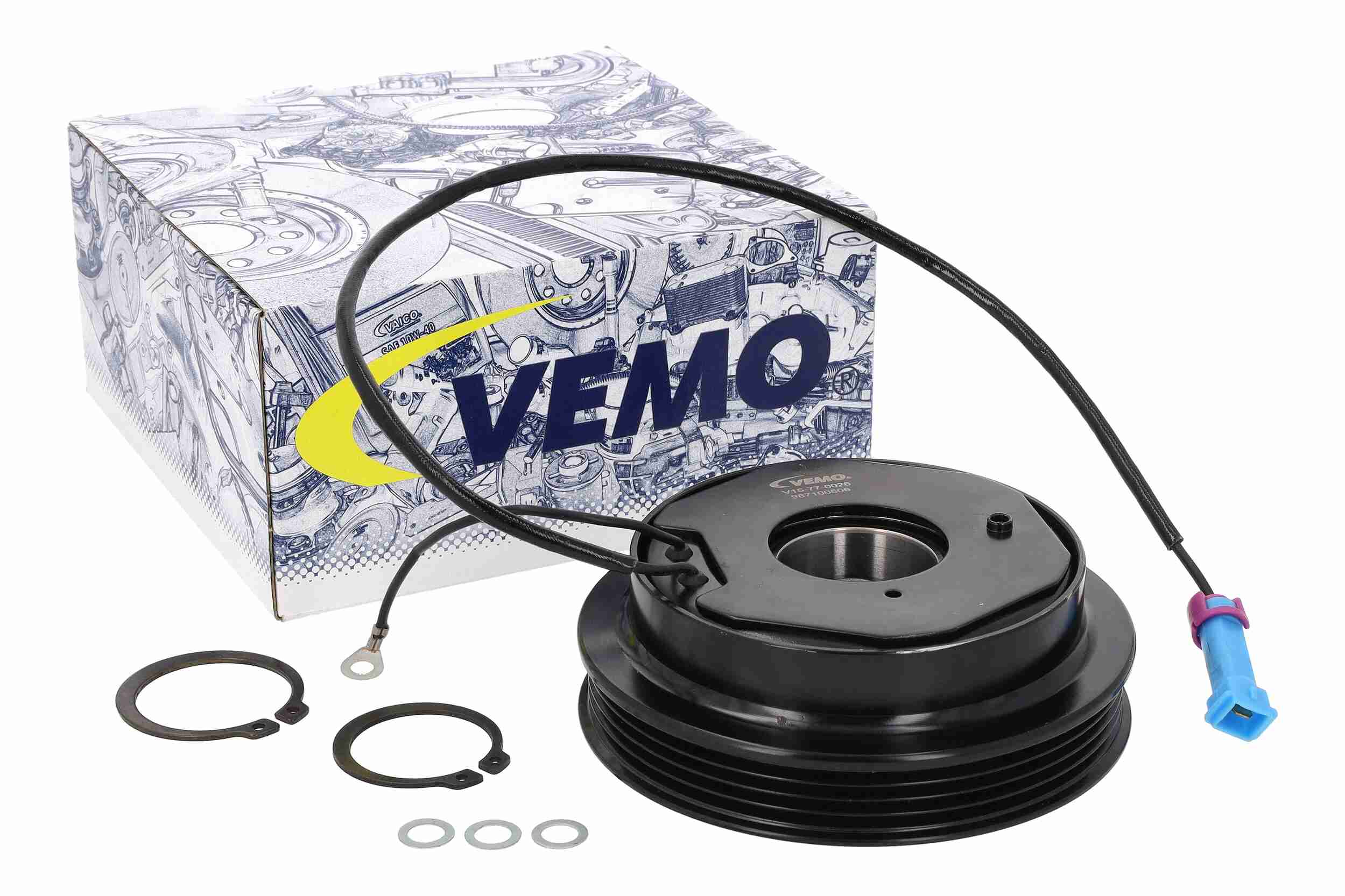 Embrayage magnétique, pour compresseurs de climatisation VEMO ref. V15-77-0026