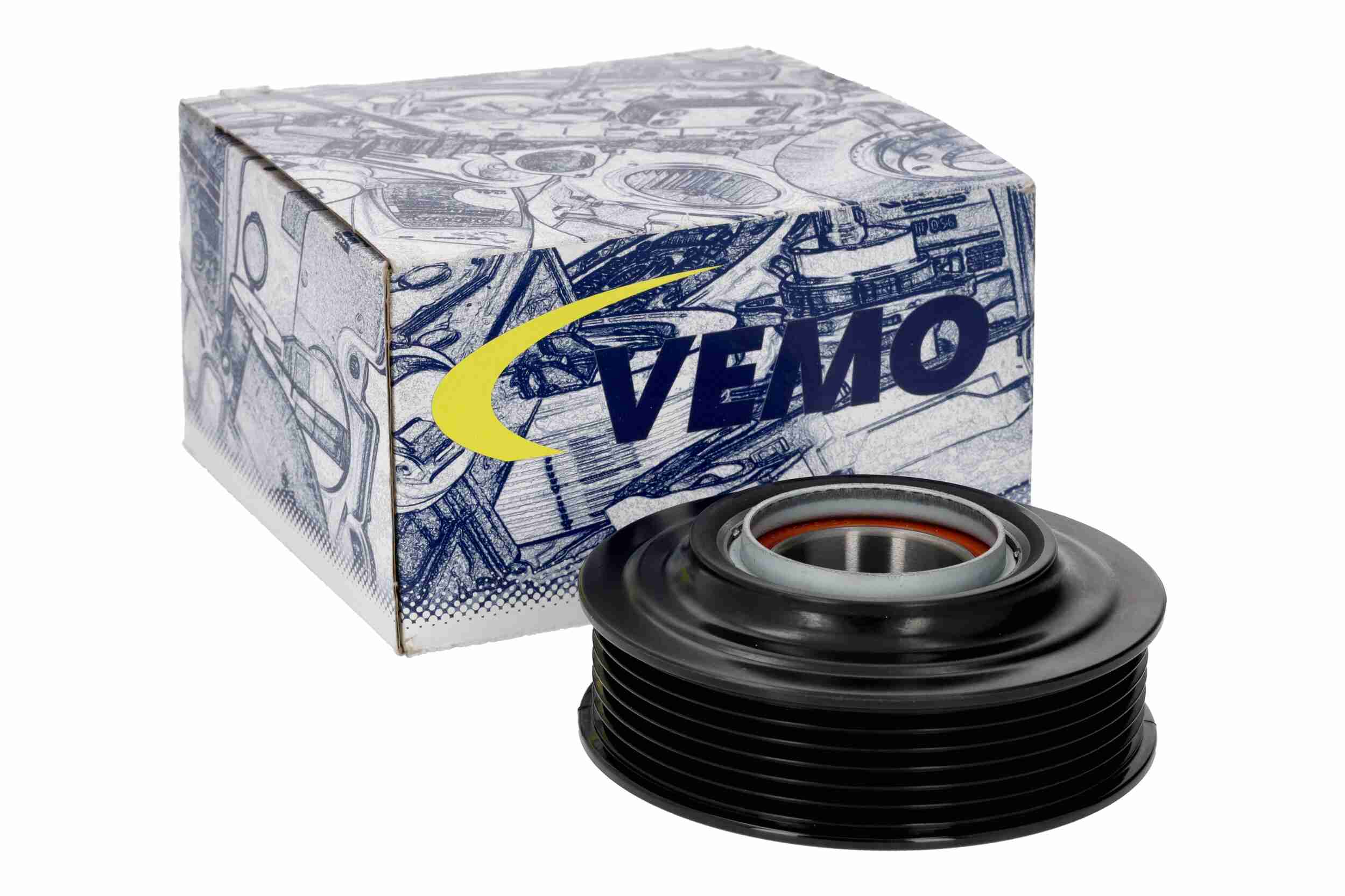 Embraiagem magnética, compressor do ar condicionado VEMO ref. V15-77-0032