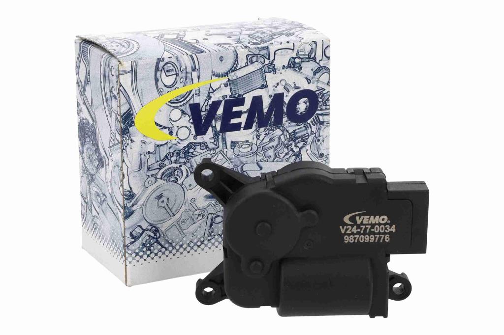 Moteur actionneur de volet de climatisation (Moteur de volet de climatisation) VEMO ref. V24-77-0034