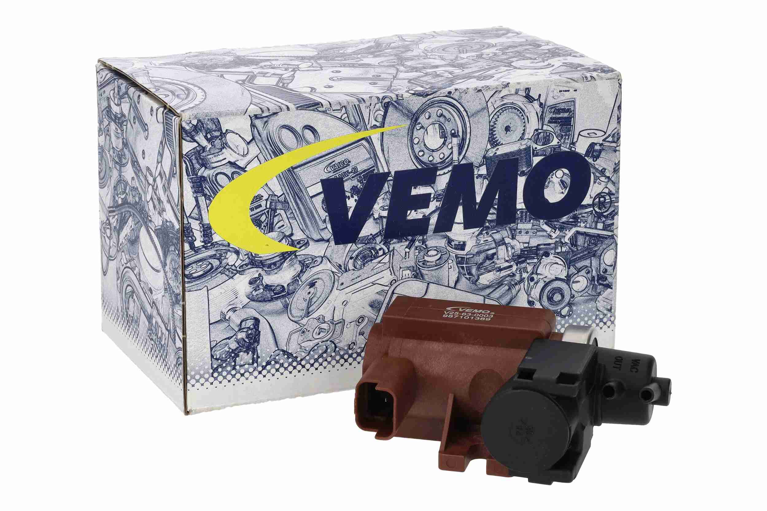 Transmetteur de pression, contrôle des gaz d'échappement VEMO V25-63-0003