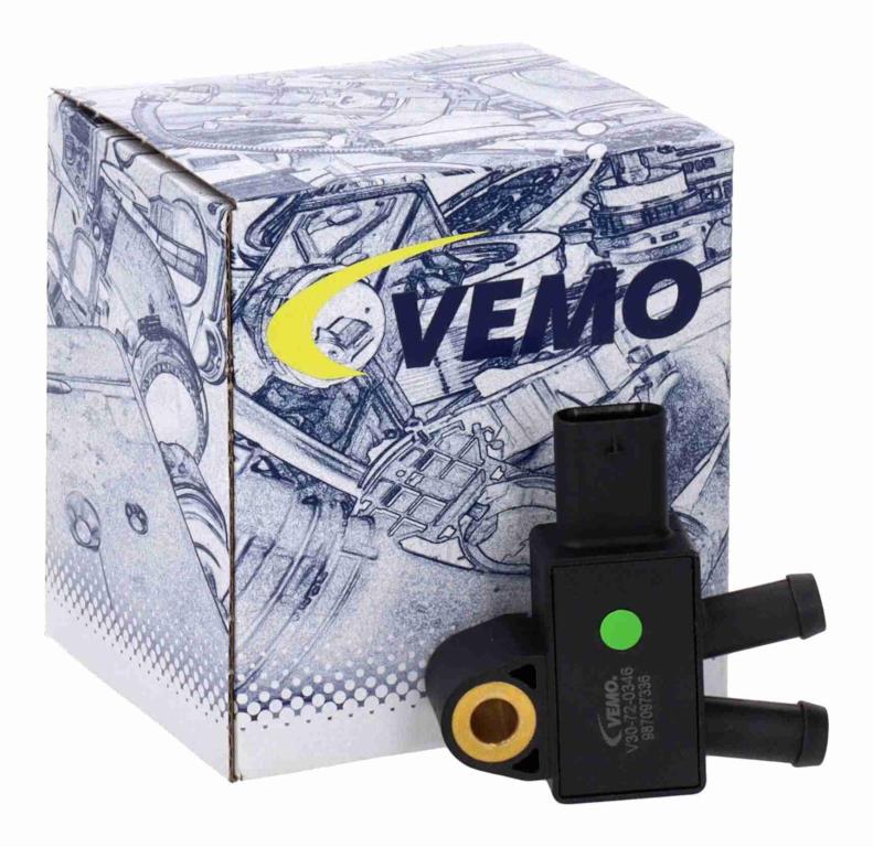Capteur, pression des gaz échappement (Capteur de pression différentiel) VEMO ref. V30-72-0346