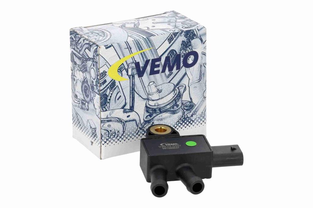 Capteur, pression des gaz échappement (Capteur de pression différentiel) VEMO ref. V30-72-0407