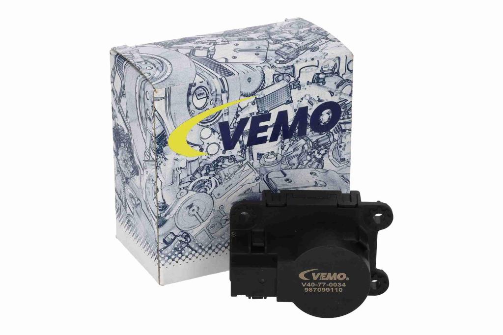 Moteur actionneur de volet de climatisation (Moteur de volet de climatisation) VEMO ref. V40-77-0034