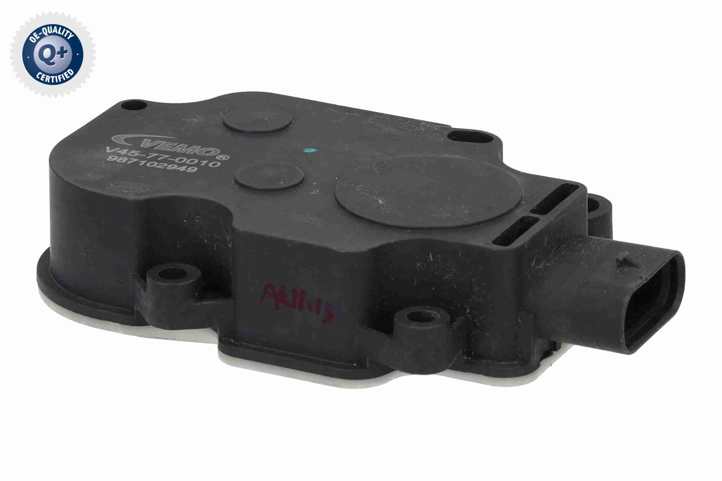 Moteur actionneur de volet de climatisation (Moteur de volet de climatisation) VEMO ref. V45-77-0010
