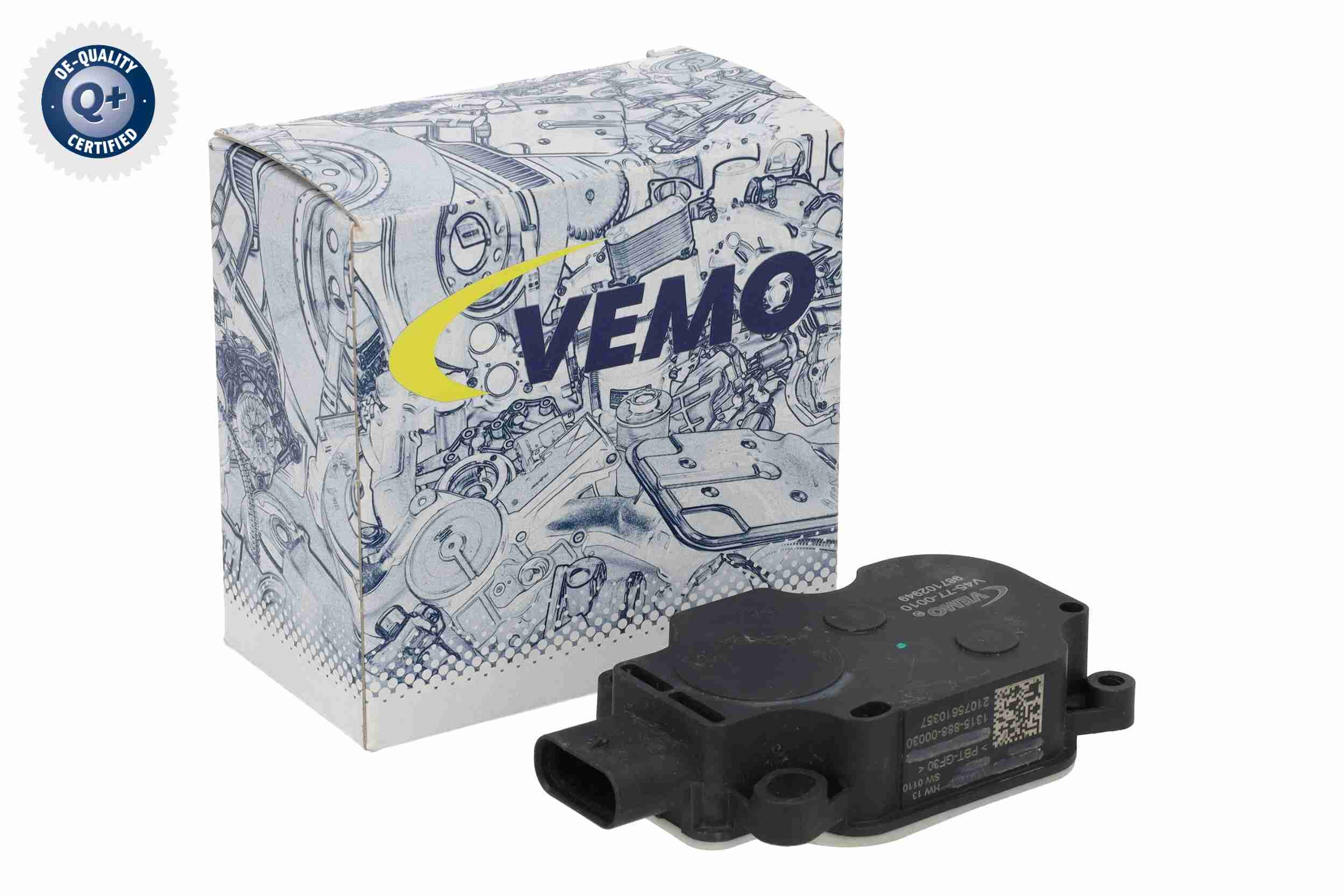 Moteur actionneur de volet de climatisation (Moteur de volet de climatisation) VEMO ref. V45-77-0010