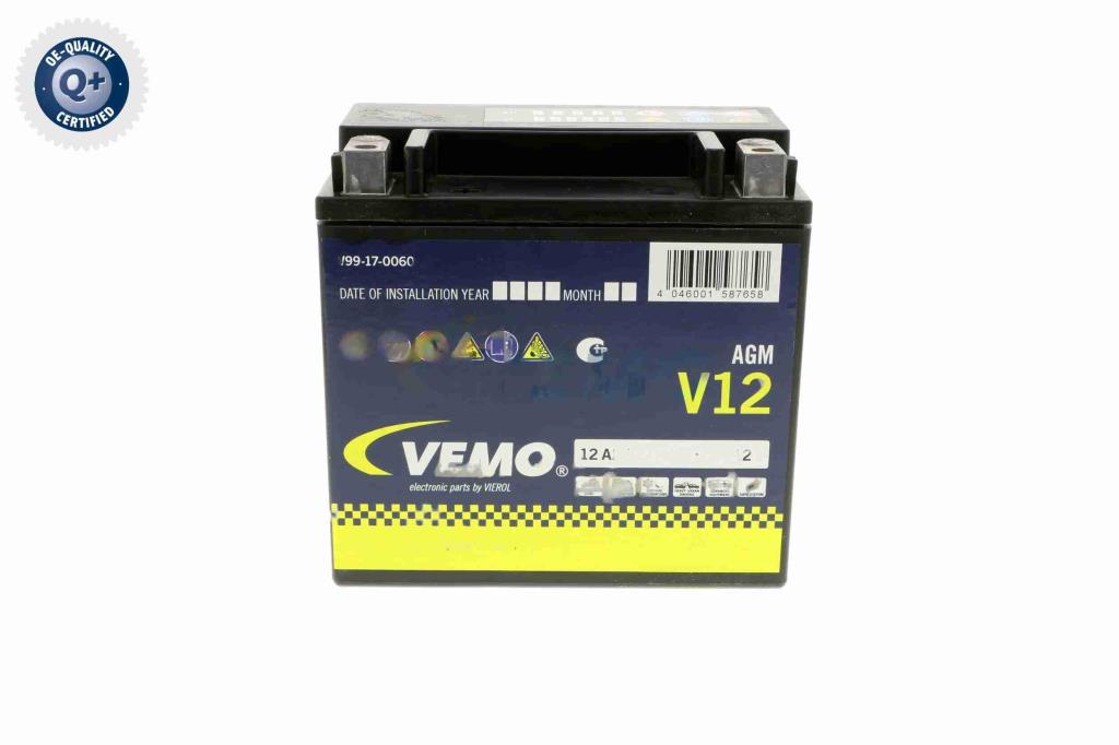 Batterie (de voiture) VEMO 12.0 - ref. V99-17-0060