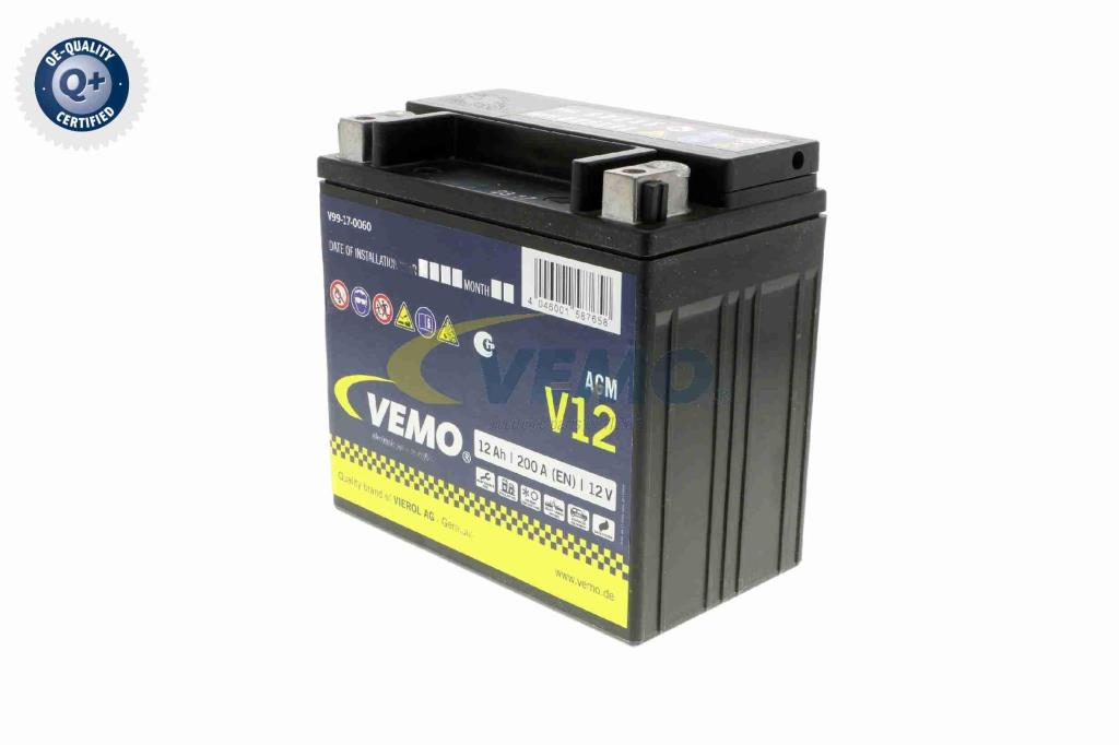 Batterie (de voiture) VEMO 12.0 - ref. V99-17-0060