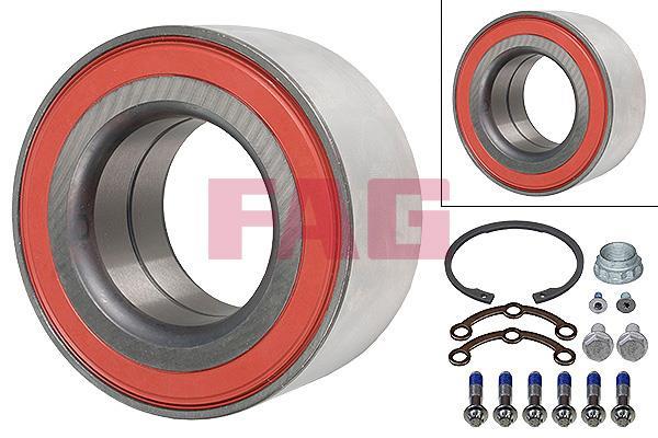 FAG Kit De Roulement De Roue 713 6104 50 - Diamètre Intérieur 43mm Extérieur 80mm - Compatible VW Sharan Ford Galaxy Seat Alhambra