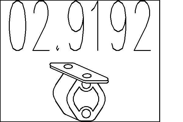 Butée élastique, silencieux MTS 02.9192