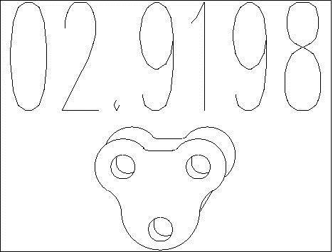 Butée élastique, silencieux MTS 02.9198