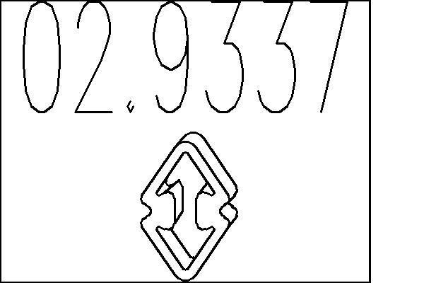 Butée élastique, silencieux MTS 02.9337