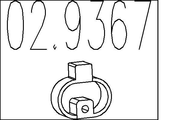 Butée élastique, silencieux MTS 02.9367