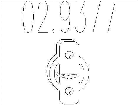 Butée élastique, silencieux MTS 02.9377