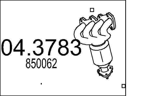 Catalyseur MTS 04.3783