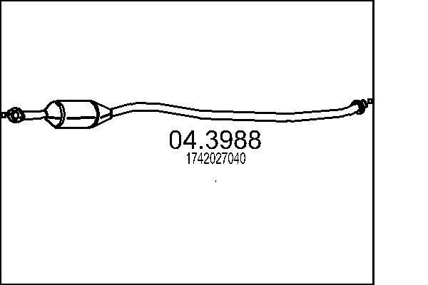 Catalyseur MTS 04.3988