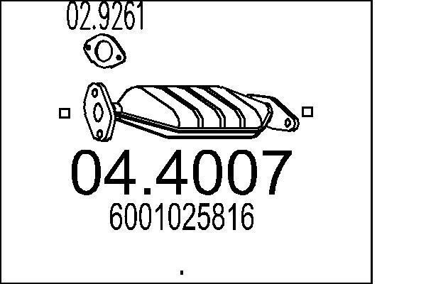 Catalizador MTS 04.4007