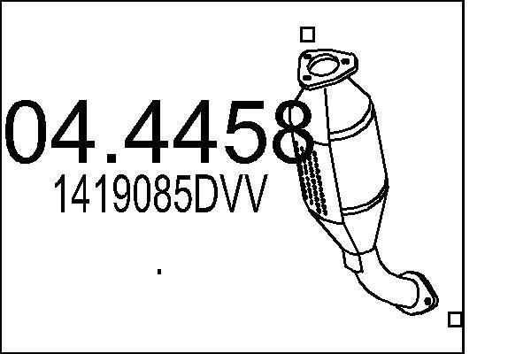 Catalyseur MTS 04.4458