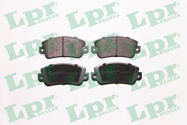 Jeu de 4 plaquettes de frein LPR ref. 05P006