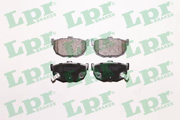Jeu de 4 plaquettes de frein LPR ref. 05P089