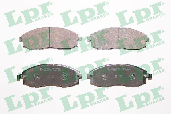Jeu de 4 plaquettes de frein LPR ref. 05P1015