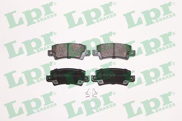 Jeu de 4 plaquettes de frein LPR  ref. 05P1068