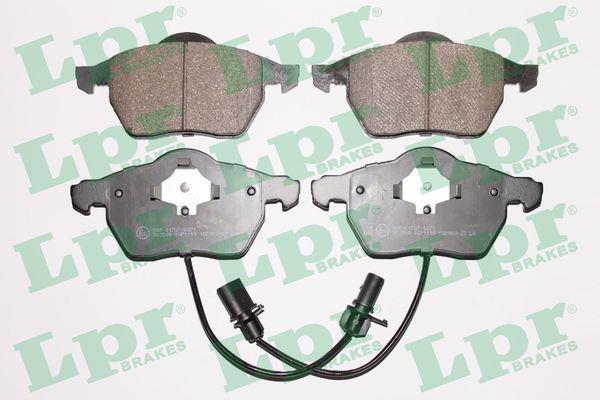 Jeu de 4 plaquettes de frein LPR ref. 05P1119
