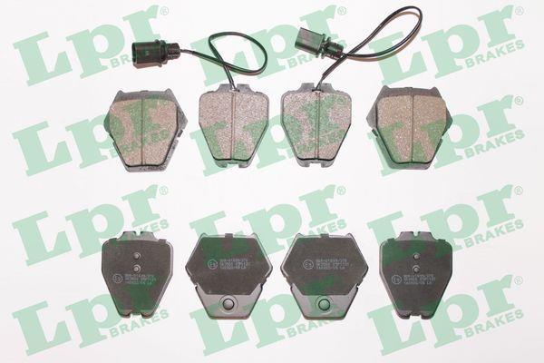 Jeu de 4 plaquettes de frein LPR ref. 05P1121