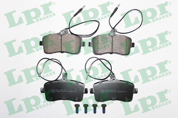 Jeu de 4 plaquettes de frein LPR ref. 05P1196