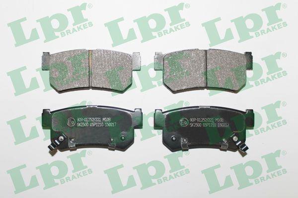 Jeu de 4 plaquettes de frein LPR  ref. 05P1210