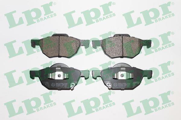 Jeu de 4 plaquettes de frein LPR ref. 05P1211