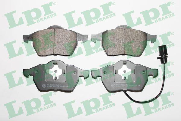 Jeu de 4 plaquettes de frein LPR ref. 05P1238