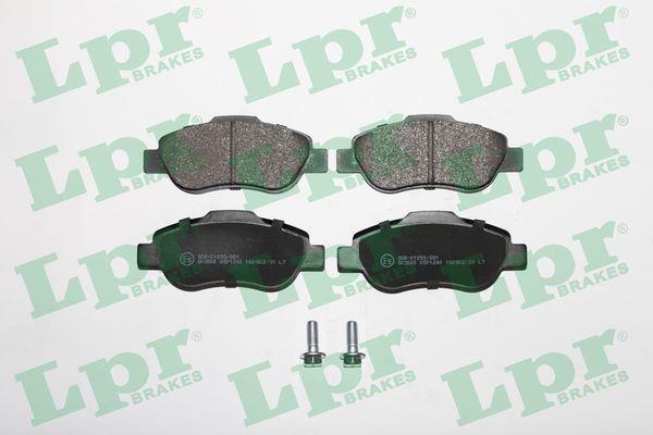 Jeu de 4 plaquettes de frein LPR ref. 05P1240
