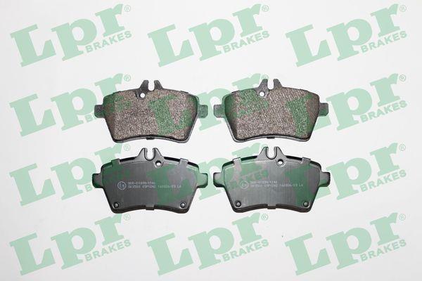 Jeu de 4 plaquettes de frein LPR ref. 05P1242