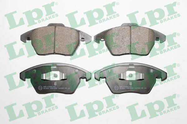 Jeu de 4 plaquettes de frein LPR ref. 05P1248