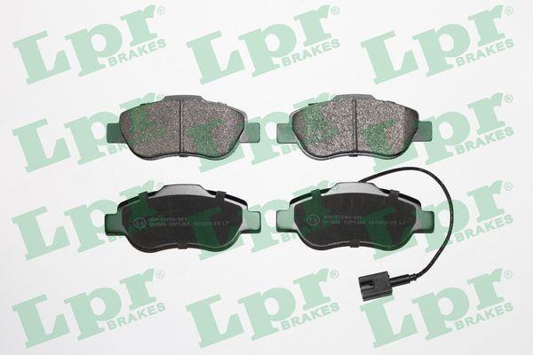 Jeu de 4 plaquettes de frein LPR ref. 05P1263