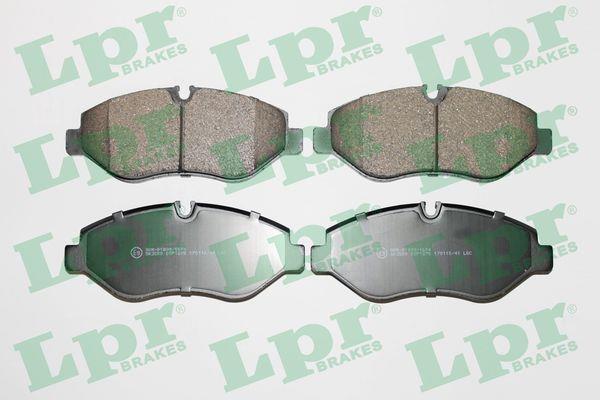 Jeu de 4 plaquettes de frein LPR ref. 05P1275