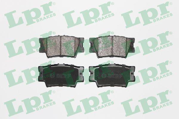 Jeu de 4 plaquettes de frein LPR  ref. 05P1281
