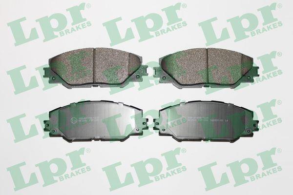 Jeu de 4 plaquettes de frein LPR  ref. 05P1282