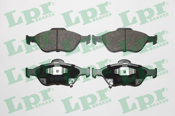 Jeu de 4 plaquettes de frein LPR ref. 05P1283