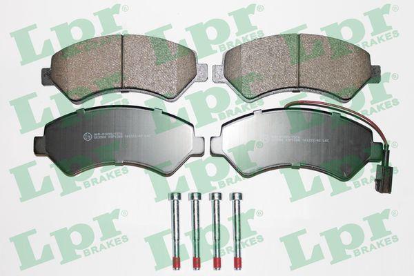 Jeu de 4 plaquettes de frein LPR ref. 05P1288