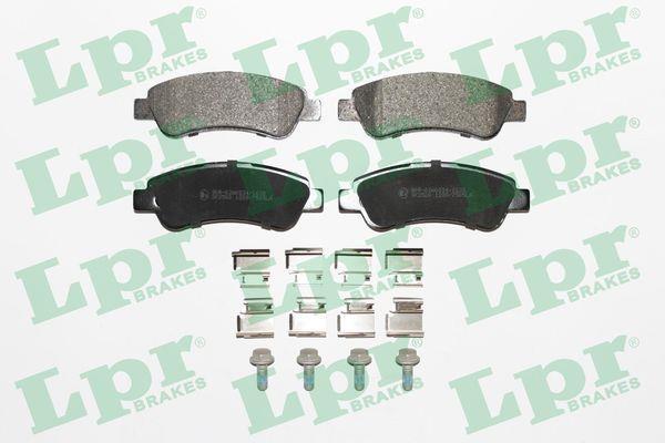 Jeu de 4 plaquettes de frein LPR  ref. 05P1289K