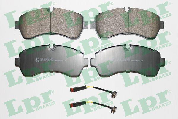 Jeu de 4 plaquettes de frein LPR ref. 05P1295A
