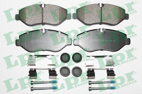 Jeu de 4 plaquettes de frein LPR  ref. 05P1297