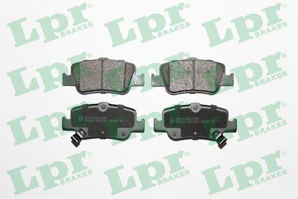 Jeu de 4 plaquettes de frein LPR ref. 05P1315