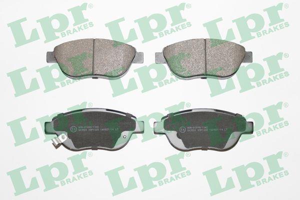 Jeu de 4 plaquettes de frein LPR ref. 05P1328
